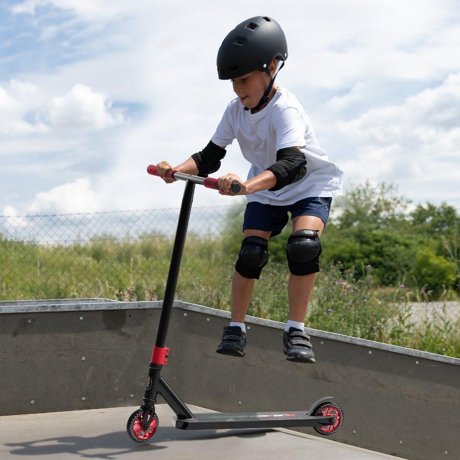 VEVOR Stunt Scooter, Pro Complete Trick Scooters for Kids Ages 11-13 Years, Teens, Adults, Boys, and Girls, Freestyle Street Rider for Intermediate and Beginner, Double Layer Lightweight Aluminum Deck