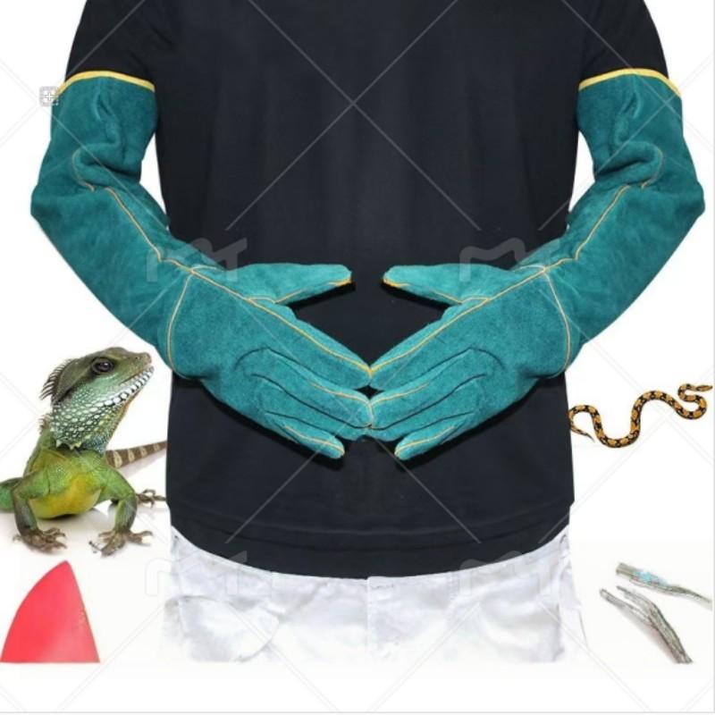 Multi-Use Animal Handling Gloves, Enhanced Material, Outdoor Pet Training Supplies, Secure Reptile Care, Easy Home Use, Beginner Friendly, Professional Gear