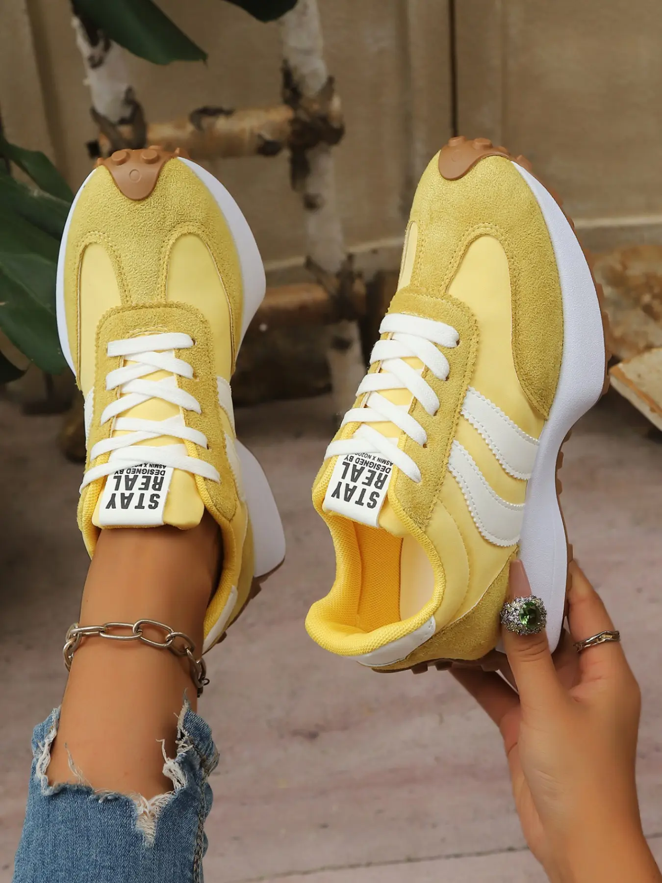Women's New Casual Sneakers, Trendy Walking Sneakers, Fashion Walking Sneakers, All Season Sneakers, Large Size Lightweight Soft Sole Shoes, Comfortable Non-Slip Walking Shoes, Perfect for Travel & Leisure Activities