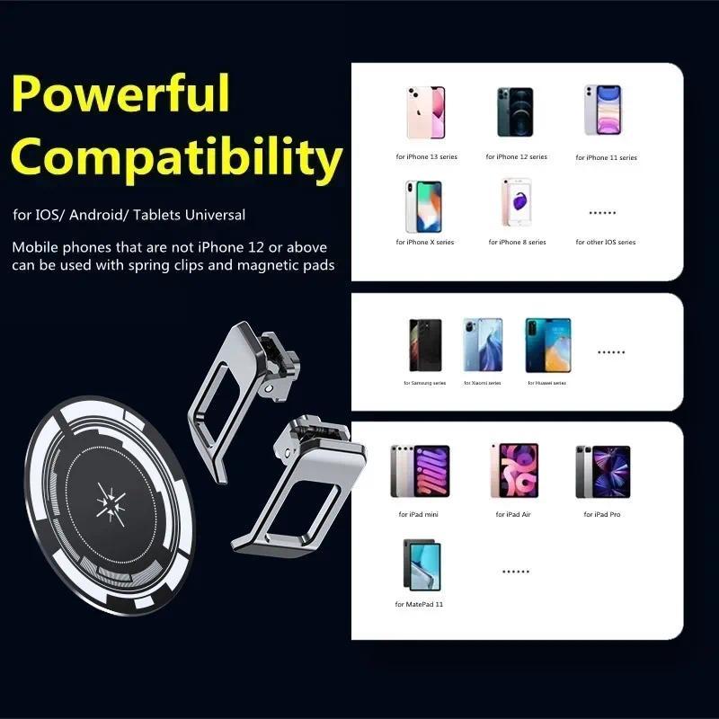 Universal Magnetic USB Mobile Phone Cooling Fan Case with Cable - Compact CX08 Back Clip Radiator, Charging Function, Ice Cool Heat Sink for PUBG Gaming Smartphones