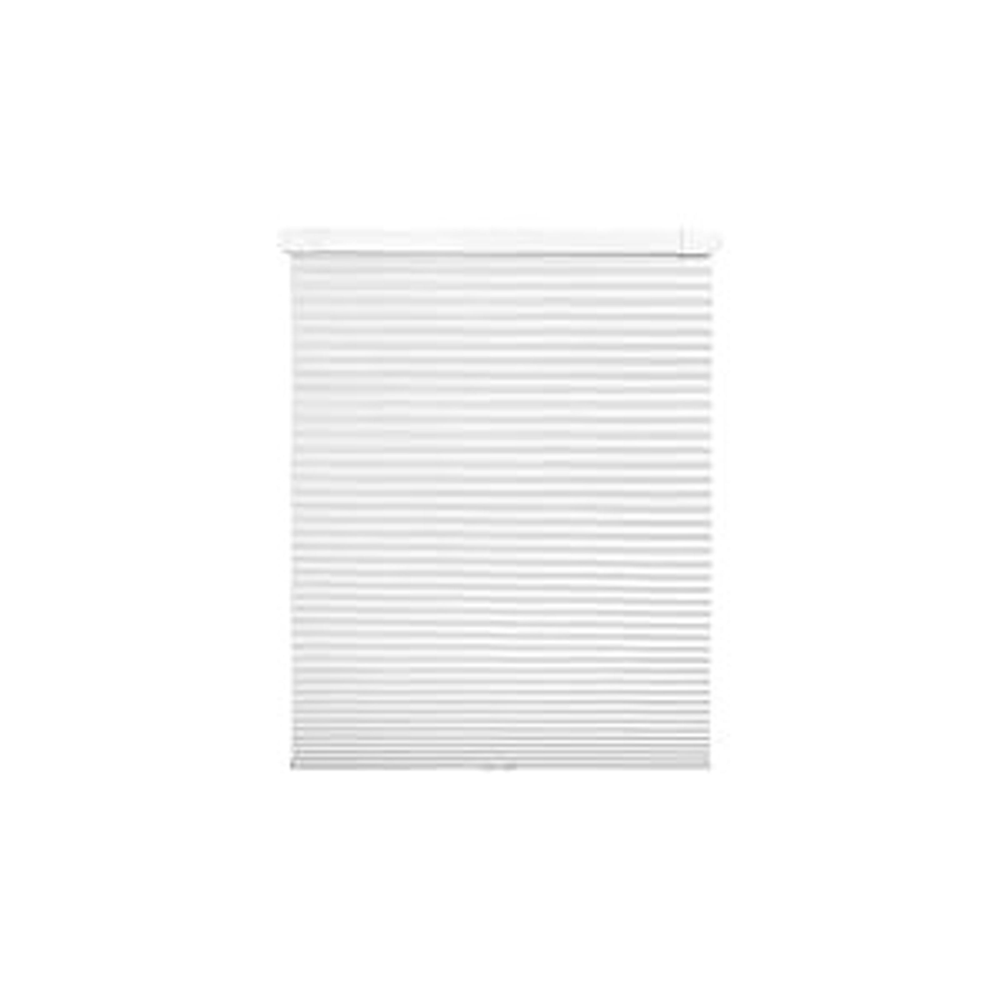 Tool-Free Cordless Pleated Shades with Suction Cups Light Filtering Top Down Bottom Up Pleated Blinds for Window Size 42" W x 64" H, White
