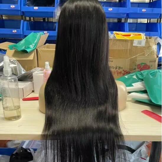 Bling Hair 180 Density Hd Transparent 13x6 Lace Frontal Wig Straight 13x4 Lace Front Wig 32 34 Inch Long Size 4x4 Closure Human Hair Pre plucked Wigs For Women