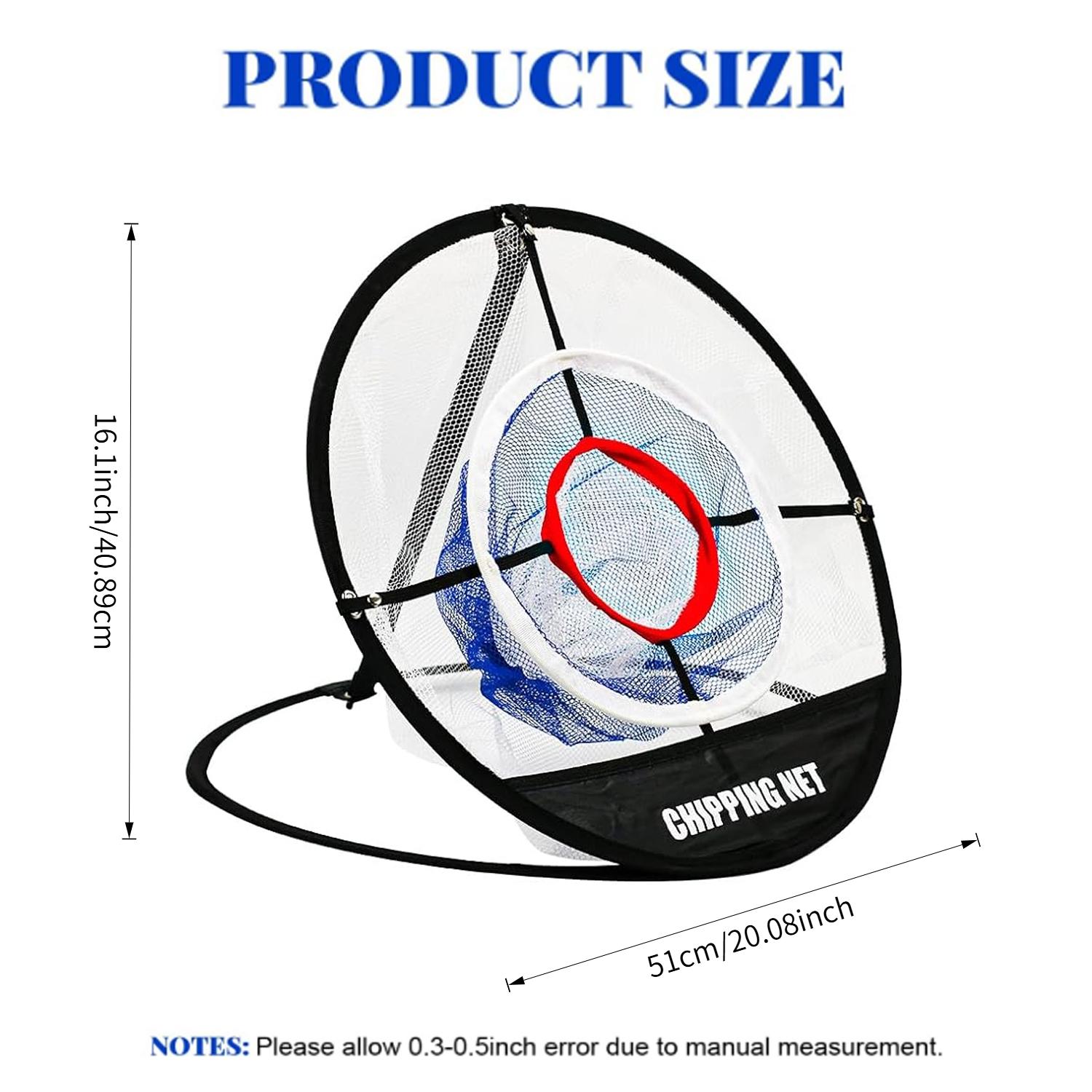 Golf Practice Net with Three-Layer Chipping Net Set, Portable Golf Target for Precision and Swing Training, Essential Golf Training Equipment, Golf Accessories, Golf Training Tool, Golf Training Accessory