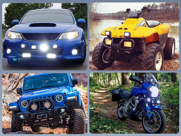 Nilight 2PCS 16 AWG Wiring Harness Extension Kit –Help 1 Lead Harness to Connect 2 Off Road LED Light Bar Black