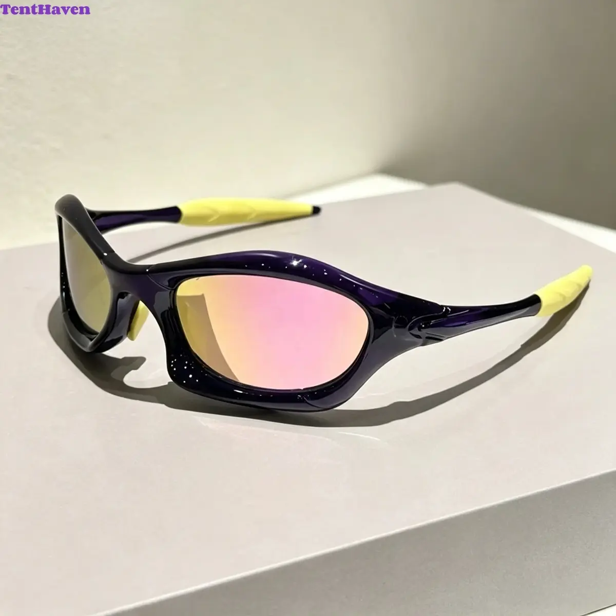 Unisex Fashion Glasses with Coated Lenses, Sporty Style PC Frame Eyewear, High-End Decorative Glasses, Lightweight Durable Design, Versatile Accessory Suitable for All Seasons & Daily Casual Wear