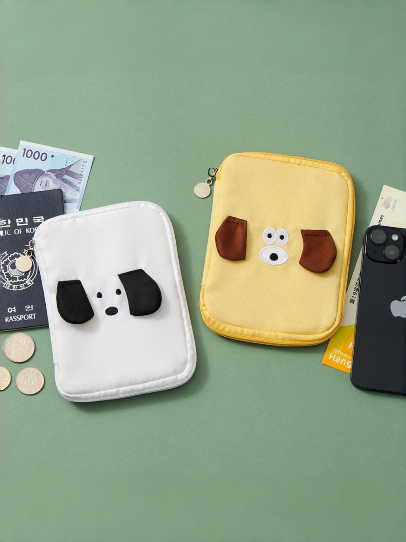 Passport Wallet Multi-Layer Travel Organizer, ID Card Holder, Cash and Coin Pouch, Digital Storage Bag, Essential Travel Accessory