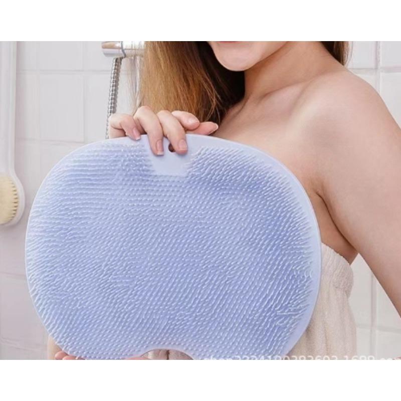 1pc Lazy Person's Bath Brush Foot Mat with Massage Pad, Anti-Slip Shower Mat, Body Brush, Foot Scrubber