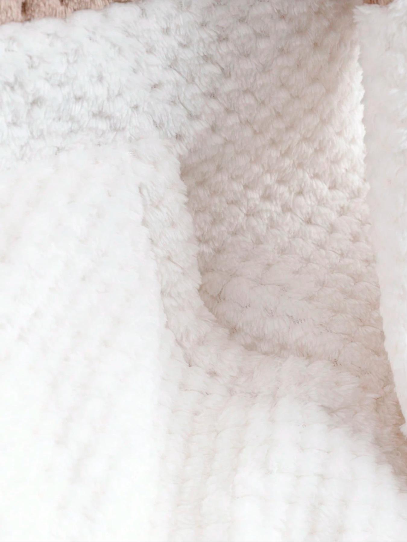 Women's Color Blocking Hooded Hoodie Sweatshirt, Plush Soft, Fluffy, Fall & Winter Warm Casual Wear, Loose-Fitting Daily