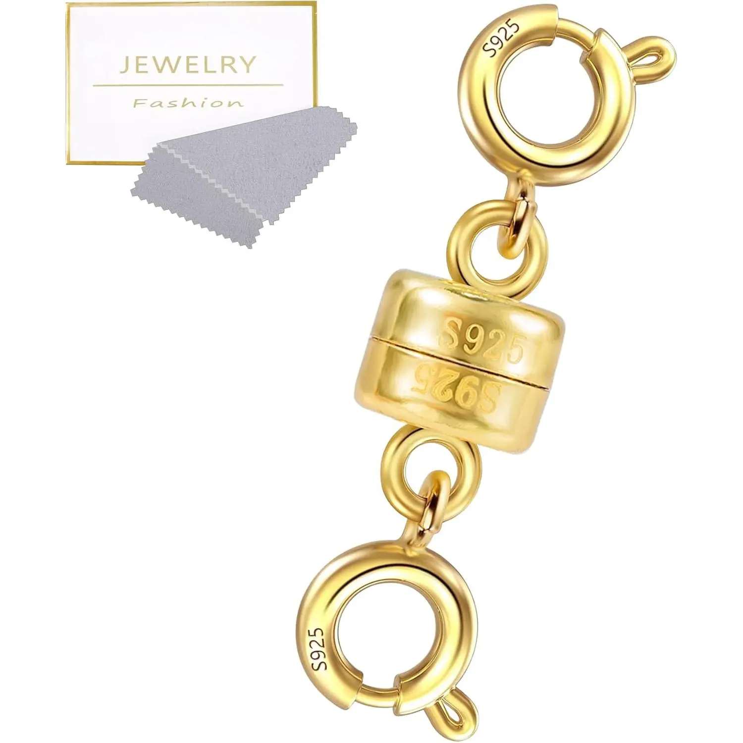 Clasp for Neckalce Bracelet Anklet Connector Extender Chains | Double Clasps   Clasp Bracelet Chains Connector Neckalce Extender 925 Sterling   Making Clasps