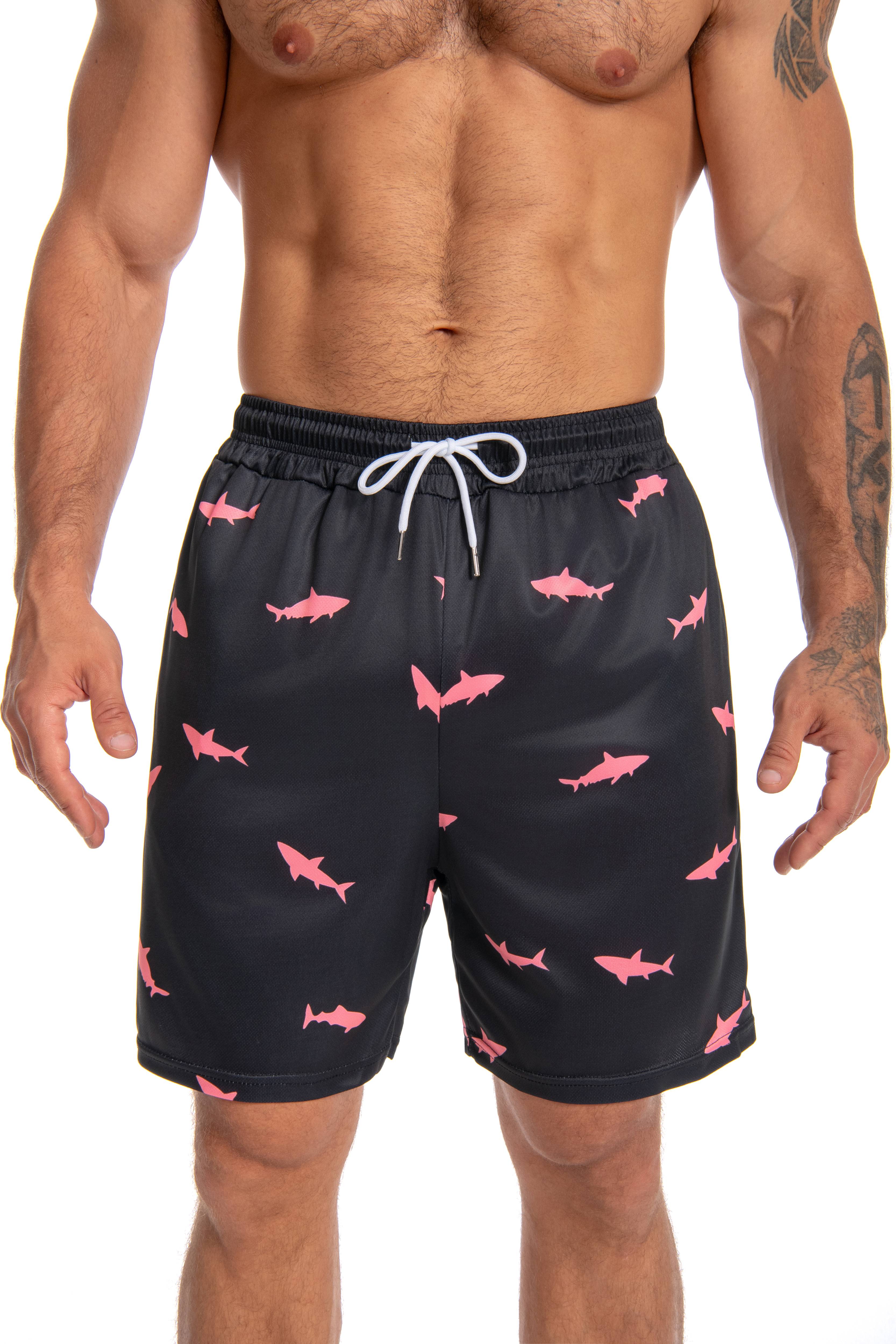 JUNBAOSS Mens Swim Trunks with Compression Stretch Beach Shorts Quick Dry with Pockets No-Chafing Board Shorts, Breathable Fit Hawaii Beach Shorts Swimwear Bathing Suits JUNBAOSS Mens Swim Trunks with Compression Stretch Beach Shorts Quick Dry with Pockets No-Chafing Board Shorts, Breathable Fit Hawaii Beach Shorts Swimwear Bathing Suits