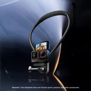 Sport Camera Neck Strap Mount Compatible with Pocket3 Gopro Dji Universal Action3 4 5 Magnetic Quick Release Holder Outdoor Sports Camera