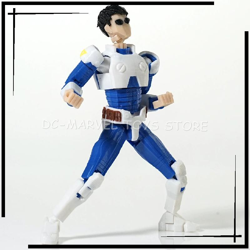 New In Stock 3d Printed Invincible Boy Stripe Mark Light Blue Mark Dummy13 T13 Multi-Jointed Shapeshift Action Figure Toys