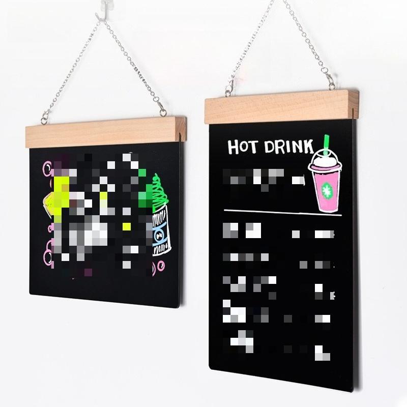 Double-Sided Erasable Hanging Whiteboard - Versatile Signage for Notices, Ads & Daily Display - Portable Message Board for Home, Office & Retail Use