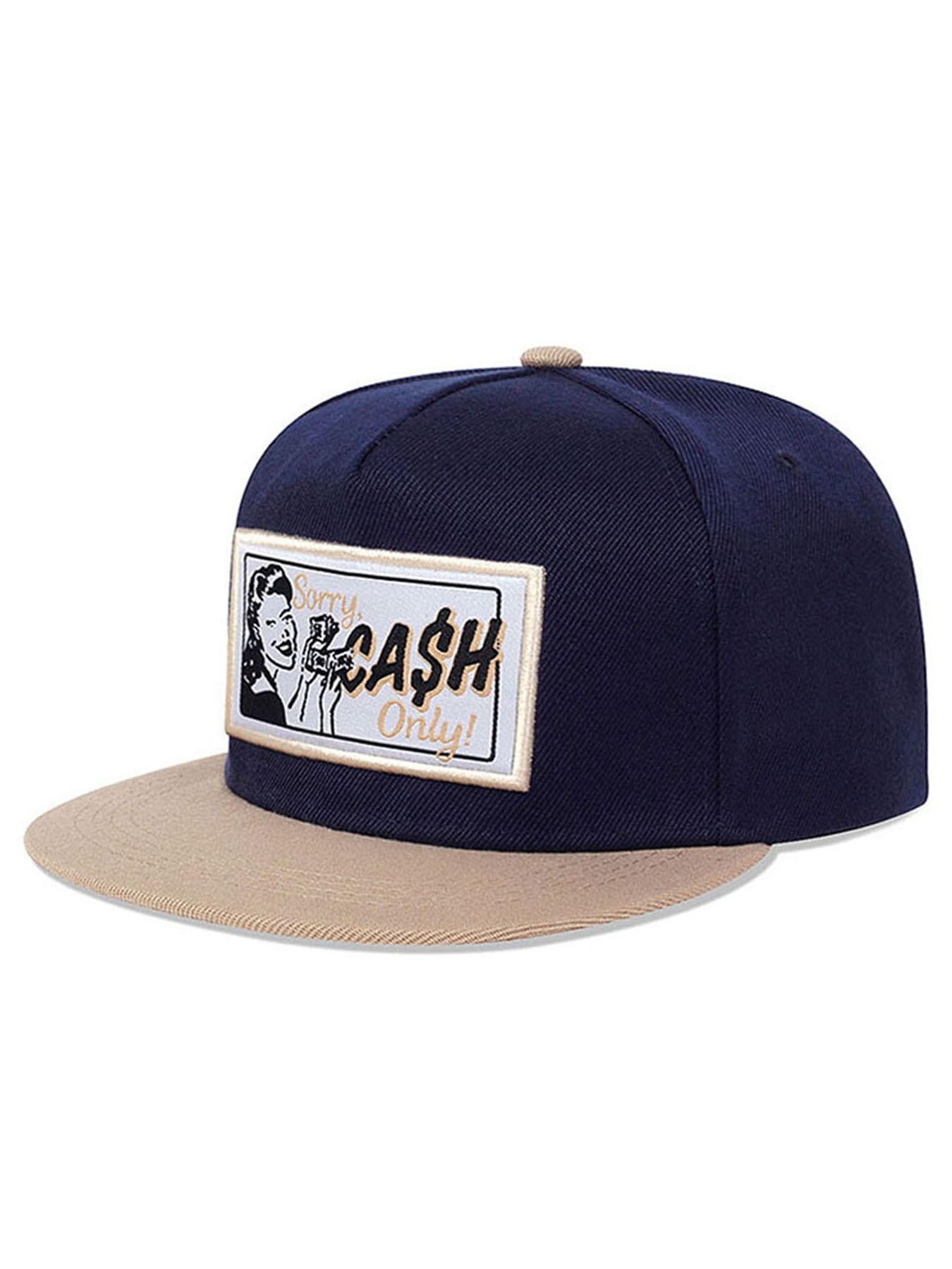 2026 Fashion and Personalized New Baseball Hat CASH Women's Labeling Embroidered Skateboarding Hat Street Creative Hip Hop Hat Outdoor Leisure Sports Sunshade Hat Daily Commuter Decorative Hat Male Female Same Style Flat Edge Hat