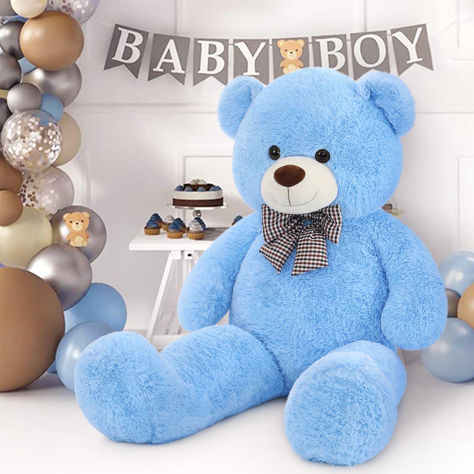 MaoGoLan 4ft 5ft 6ft Giant Teddy Bear Stuffed Animal Big Teddy Bear Stuffed Bear Baby Shower Life Size Large Teddy Bear for Girlfriend Boyfriend Wife Children, For Birthday,  Wedding party, Anniversary  #Summervibes