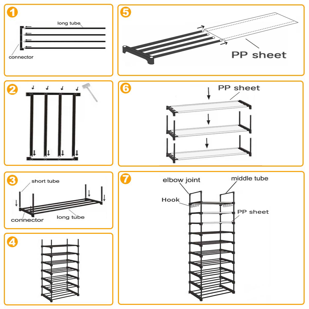 9-Tier Metal Shoe Rack Organizer for 50-55 Pairs,Stackable,Space Saving Shoe Storage Shelf for Entryway, Closet, Bedroom,New Year Gifts Waterproof Accessory 9-Tier Metal Shoe Rack Organizer for 50-55 Pairs,Stackable,Space Saving Shoe Storage Shelf for Entryway, Closet, Bedroom,New Year Gifts Waterproof Accessory