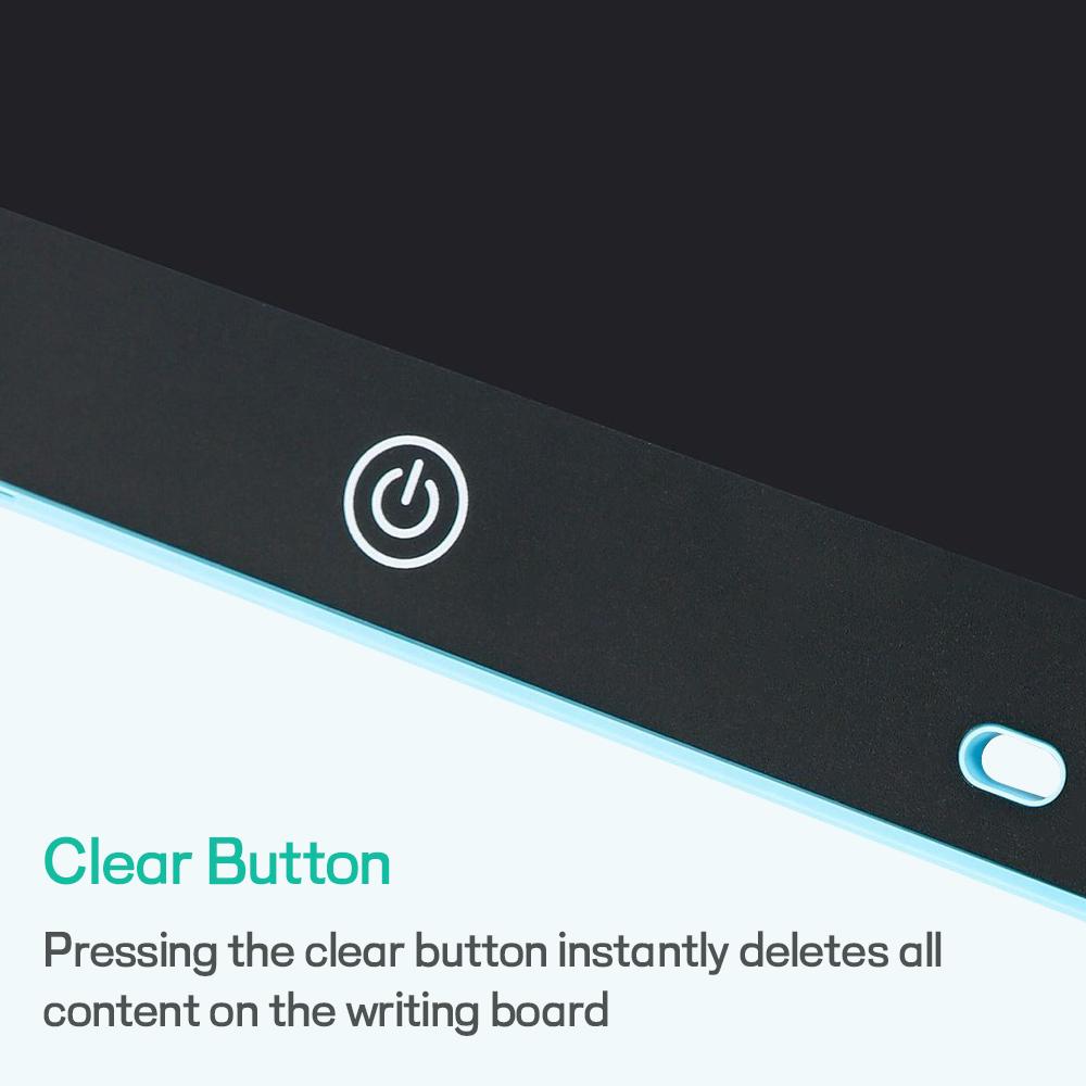 EFFUN 10 Inch LCD Writing Tablet for Kids Valentine's Day Gifts Preschool Drawing Board Toddler Travel Essential Toy Reusable Electronic Handwriting Tablet Halloween Learning Tool Colorful