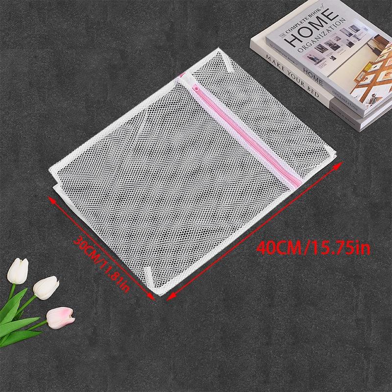 Say goodbye to laundry troubles!Your intimate apparel expert ️ Mesh laundry bag with zipper, suitable for lightweight clothing, washing machine washing protection bag, used to organize and store laundry supplies, Laundry Organizer, Christmas gift!