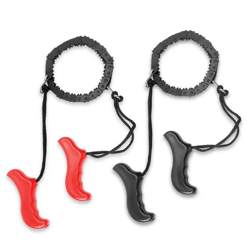 2pcs Portable Manual Pocket Chain Saw, Trending Outdoor Survival Wire Saw, Compact Lightweight Hand Cutting Saw, Sharp Stainless Steel Pocket Lumber Tool, Foldable EDC Gear for Camping Hiking Emergency Wild Survival