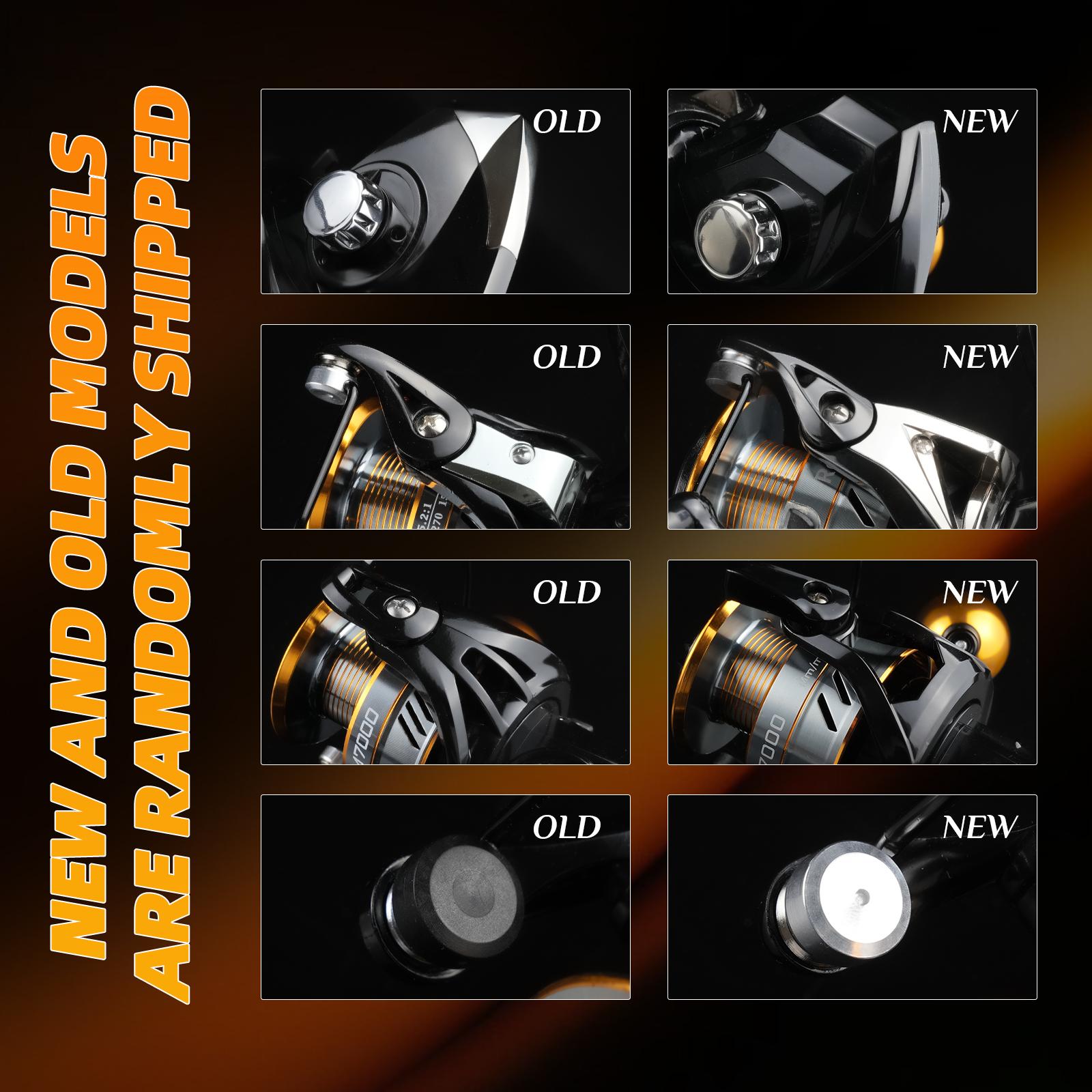 Rooblinos HM Fishing Reel 12KG Max Drag, Premium Metal Construction Full Metal Alloy Gear Disc Brass Pinion Stainless Steel Core, Falcon Shape Ergonomic Design, High-Strength Anti-Twist Body, Ultra-Smooth Long-Distance Casting, Freshwater Saltwater