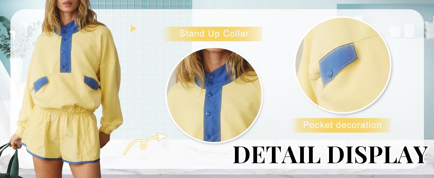 SCUSTY Women's Two Piece Short Sets Summer Lounge Sweatsuits Long Sleeve Outfits Travel Tracksuit with Pocket Summer 2 Piece Matching Sets SCUSTY Women's Two Piece Short Sets Summer Lounge Sweatsuits Long Sleeve Outfits Travel Tracksuit with Pocket Summer 2 Piece Matching Sets