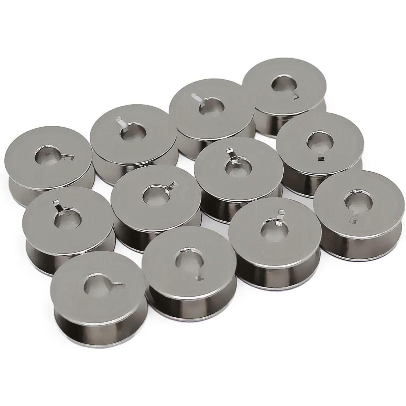 50pk Metal"L" Bobbins Compatible with Sewing Machine   Lock Juki- (55623S) - (SA159) - (H12413002)
