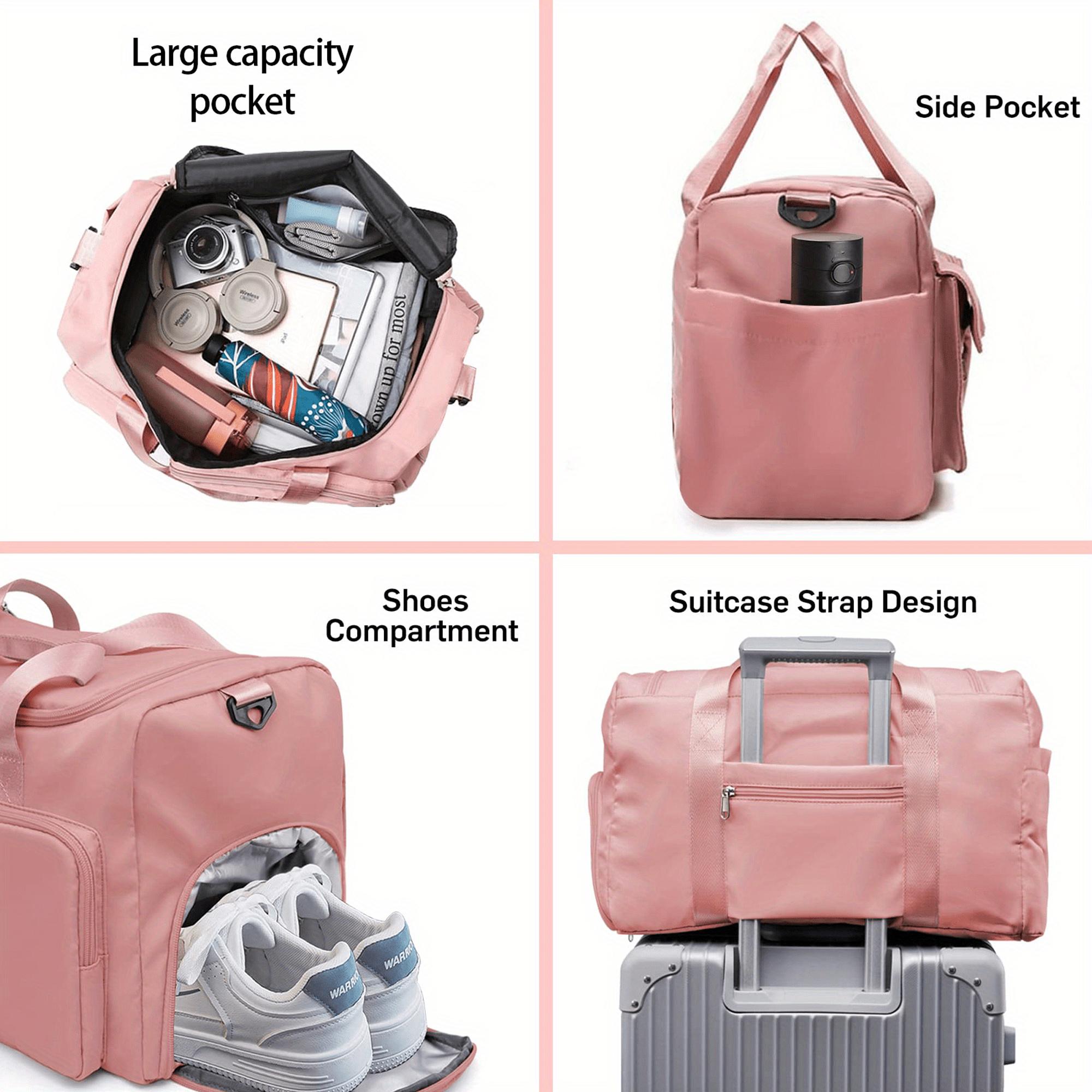 GYM patterned travel bag, multi-functional gym tote/backpack, large capacity casual yoga bag, lightweight, suitable for gym, exercise, and overnight travel, Casual Sports Bag, Athletic Bag