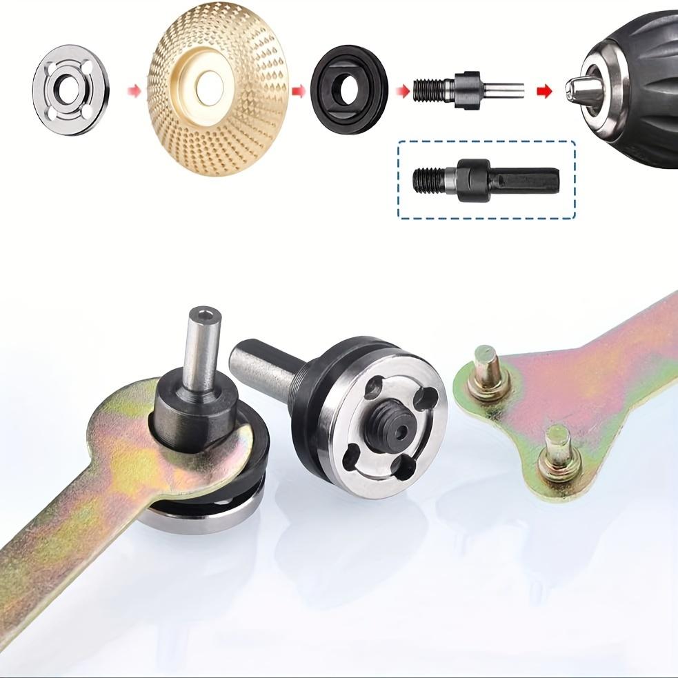 Conversion Angle Grinding Adapter Connecting Rod Kit for Electric Drill, 6mm & 10mm Arbor Mandrel Adapter with Spanner, Angle Grinding Tools Accessories, Hardware, Heavy Duty, Industrial, Angle Grinders