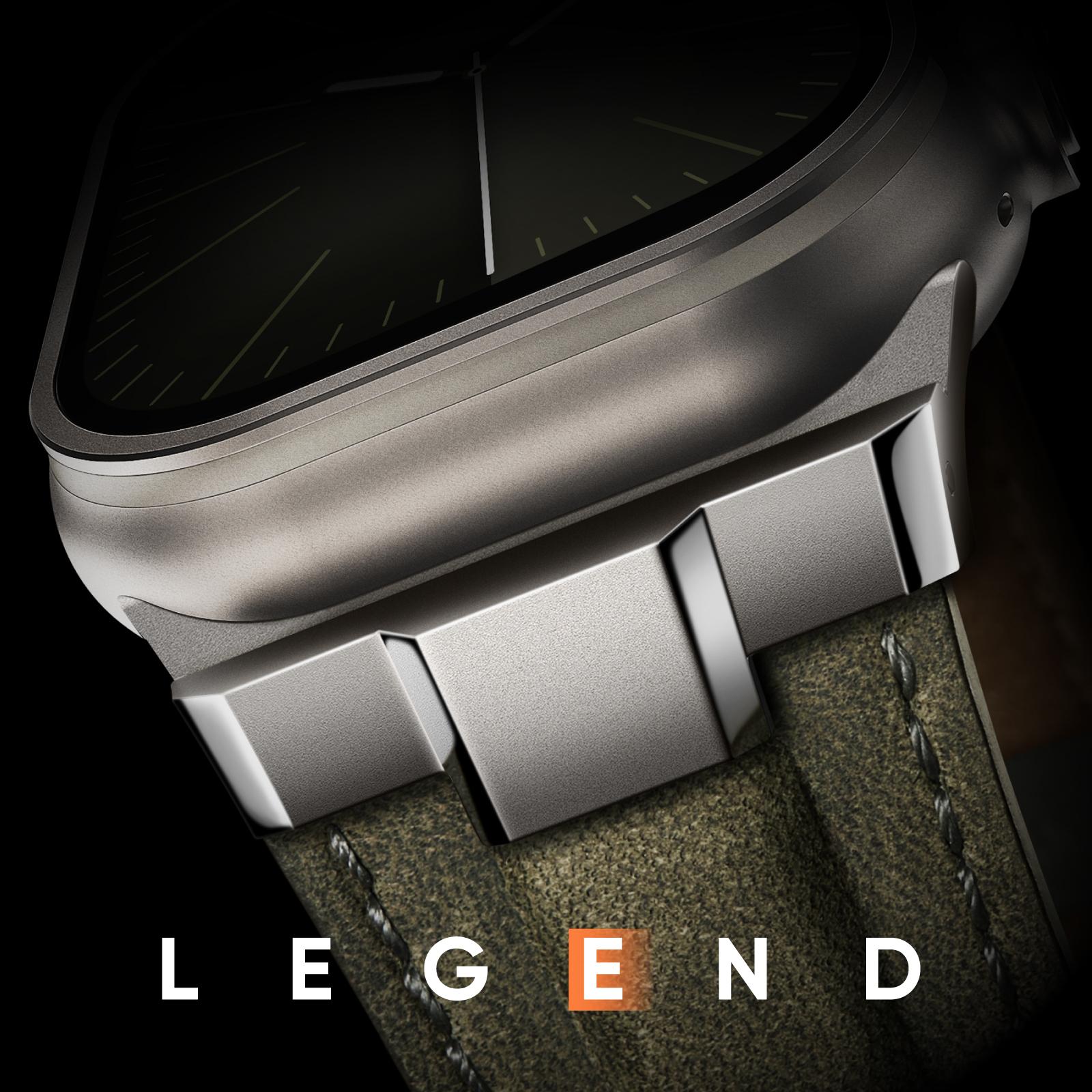 Suitisbest Genuine Leather Strap for Apple Watch Ultra Band 49mm 46mm 45mm 44mm 42mm, Retro Leather Strap Replacement Band for iWatch Ultra Series 11 10 9 8 7 6 5 4 SE