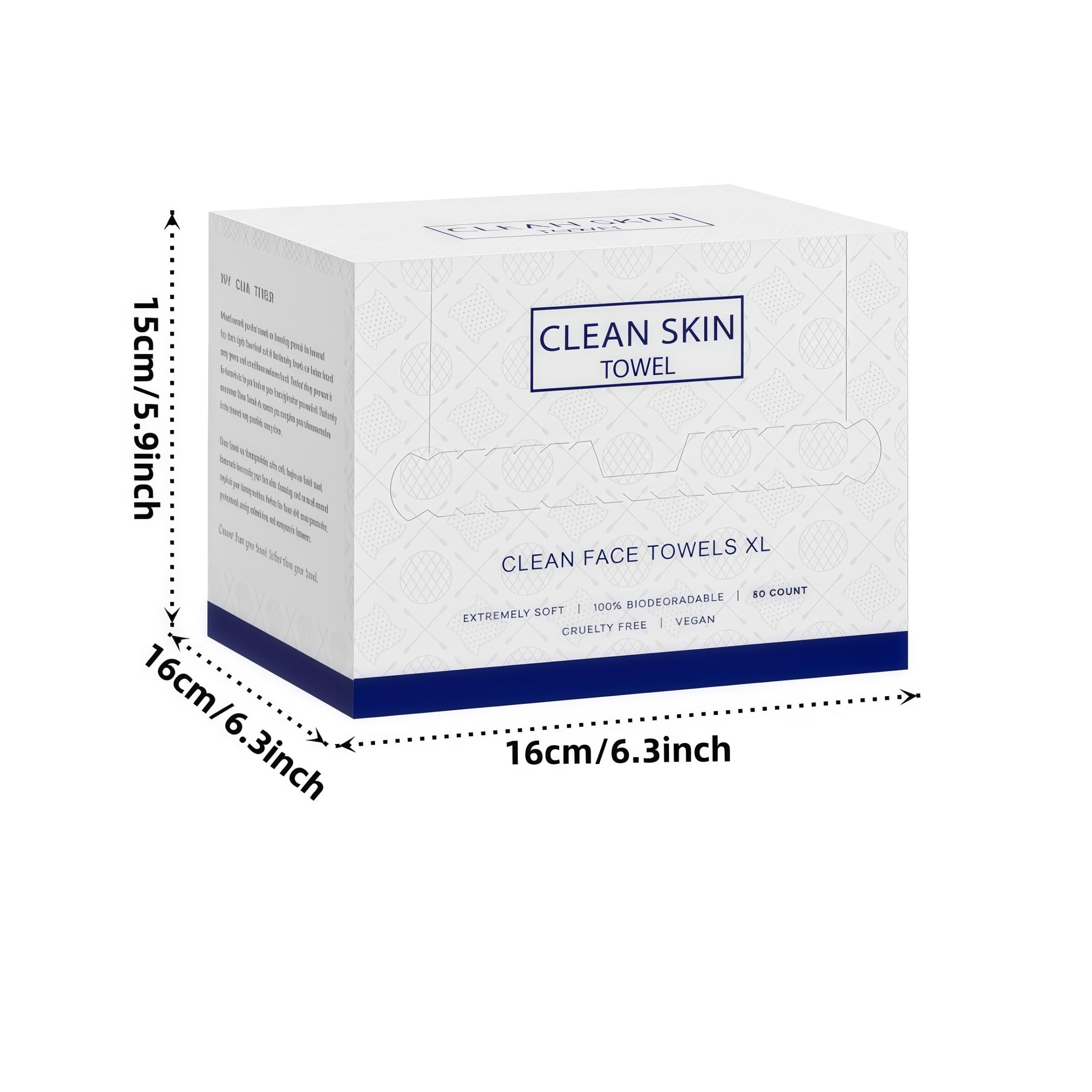 Disposable Ultra-Soft Cleaning Towel, Sensitive Skin Wet Wipes, Extra Large Absorbent Skincare Cloths, Daily Use Facial Cleansing Sheets