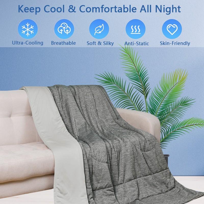 Multi-color Solid Summer Quilt, Texture Quilted Cooling Design, Skin-friendly Soft Not Easy to Deform, Great for Home Air-conditioned Room Nap