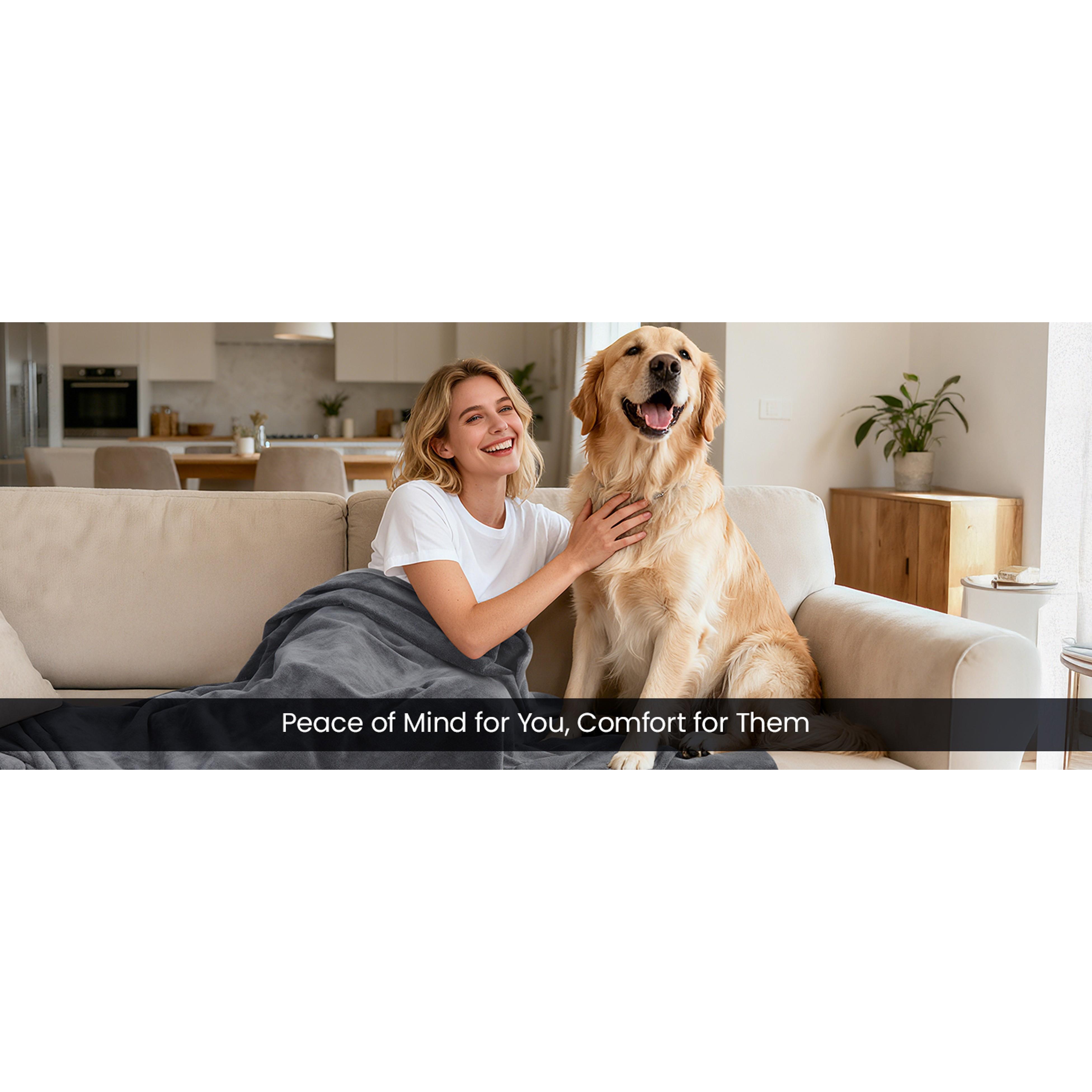 Waterproof Throw Blanket for Couch: Reversible Leakproof Couch Blanket 40" x 60", Soft Flannel & Coral Fleece Bed Blanket Stain-Proof for Sofa Cover, Pet Accidents, Travel, Grey Waterproof Throw Blanket for Couch: Reversible Leakproof Couch Blanket 40" x 60", Soft Flannel & Coral Fleece Bed Blanket Stain-Proof for Sofa Cover, Pet Accidents, Travel, Grey