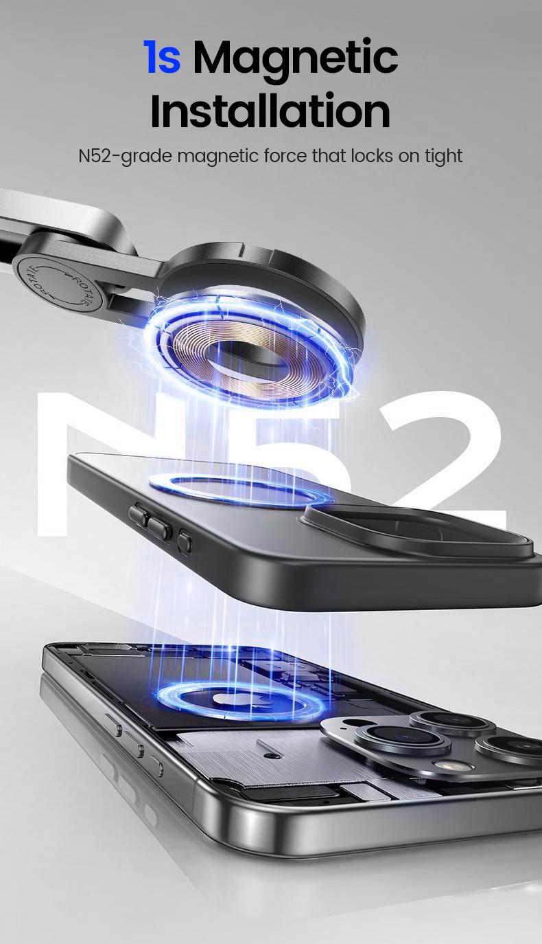 Lamicall Holiday Travel Gift – NEW 6-in-1 Magnetic Selfie Stick with Tripod, 360° Rotating Hands-Free Phone Holder, Bluetooth Remote for Selfies, Vlogging & Video Recording, Fits Most Phones  #TikTokShopBlackFriday #TikTokShopCyberMonday