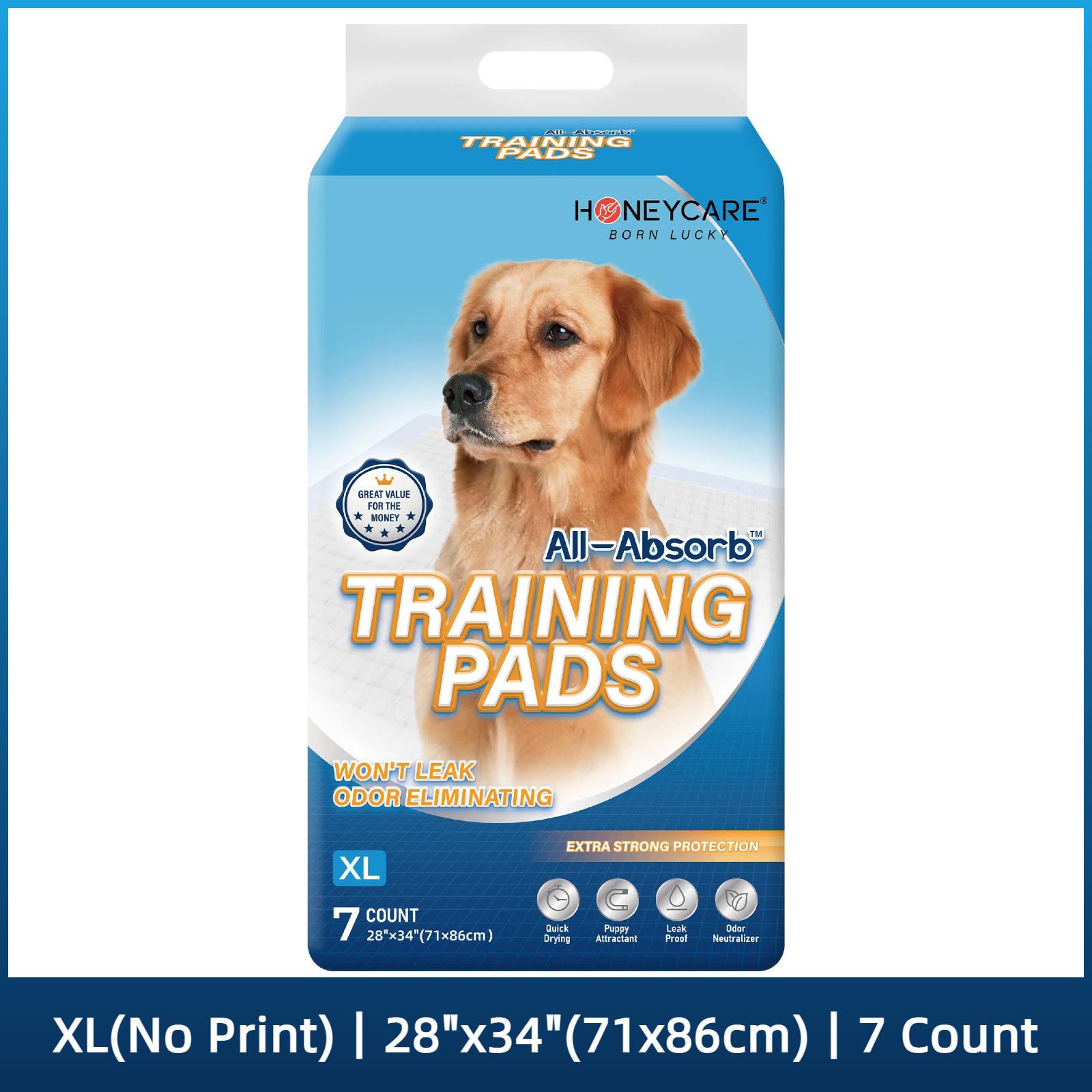 HONEYCARE :  All-Absorb Gigantic Dog and Puppy Training Pads, Incontinence Training Pads, Pee Pads