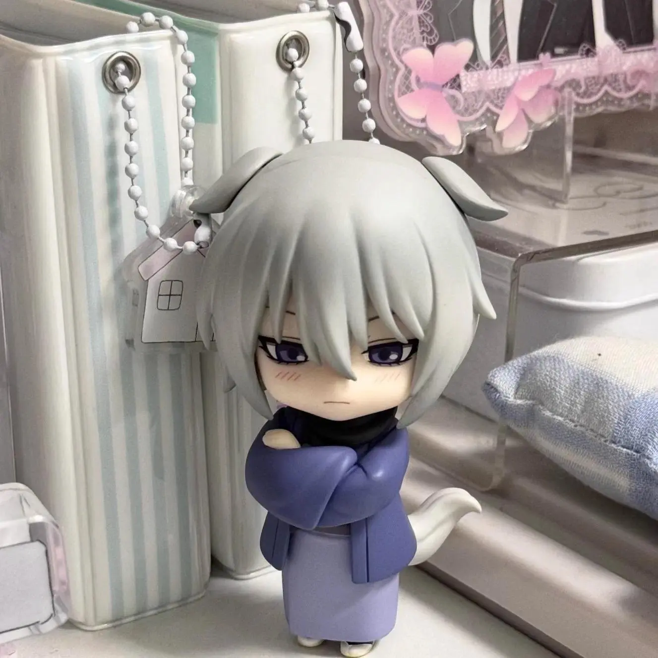 Q-Version 2784 2443 Nanami Tomoe Kamisama Love Action Figure Interchangeable Faces Collectible Anime Figurine Model Toys Dolls