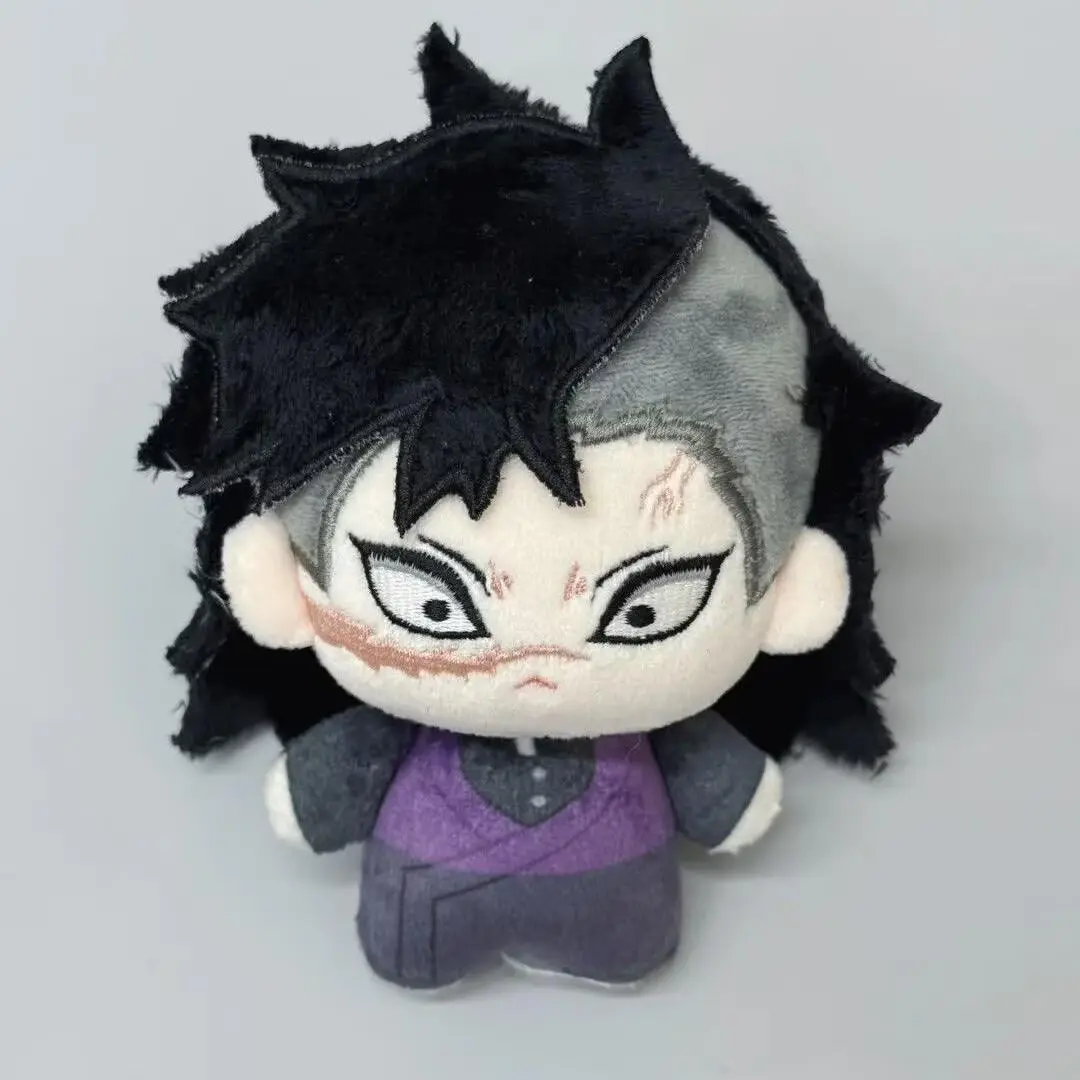 10cm Anime Shinazugawa Genya Plush Dolls Soft Plushies Shinazugawa Sanemi Gifts Stuffed Toy Pendant Doll Collection