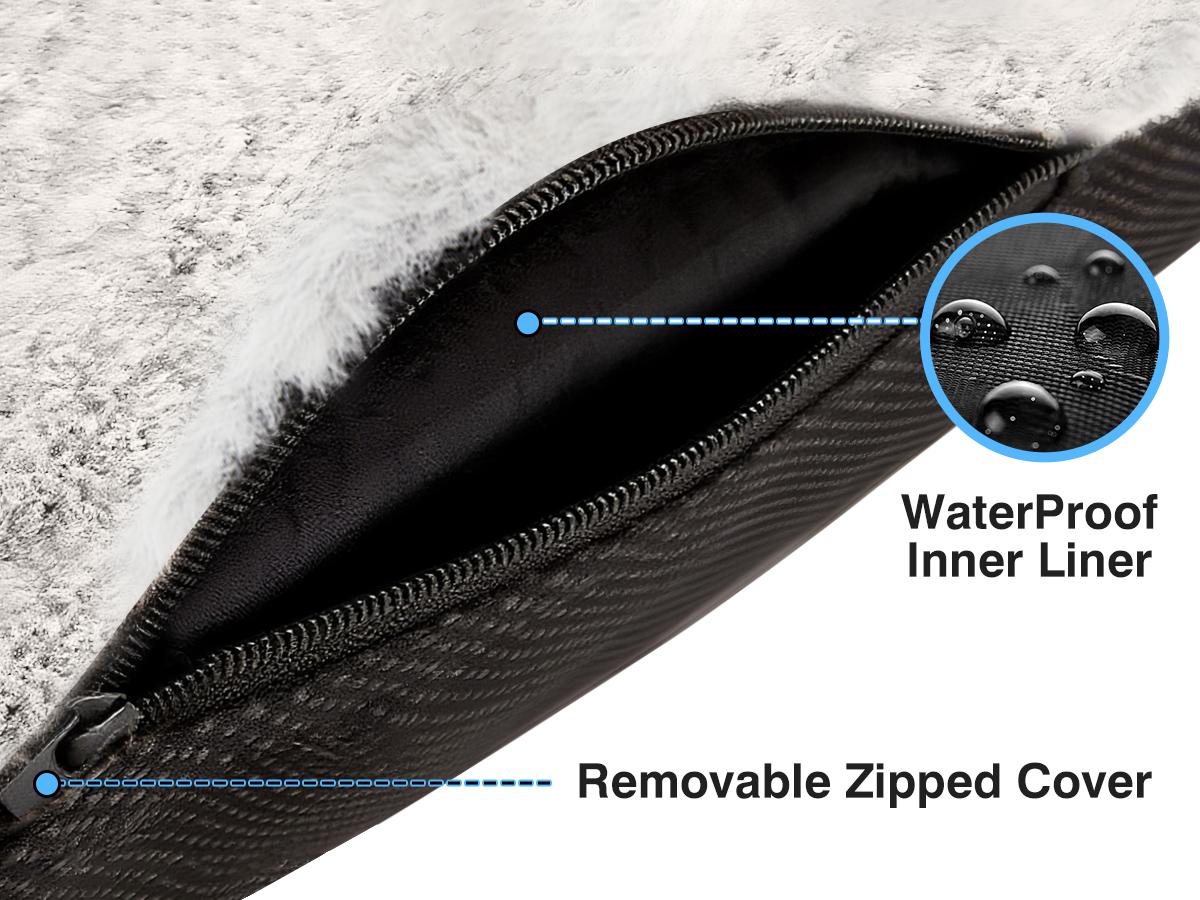 Cozy XL Human Dog Bed for Adults & Pets – Faux Fur Lounger with Pillow & Blanket, Washable Orthopedic Sofa for Deep Sleep & Relaxation – Perfect Gift for Pet Lovers tictok  shop contemporary easy care s greensboro furniture Coachella-mothersdaygift tiktok