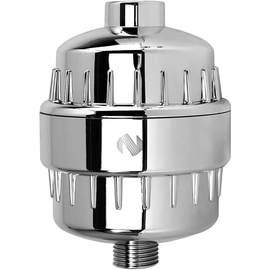 High Output 15 Stage Shower Filter - Filtered Shower  softener for Hard Water,Reduces Dry Itchy , Dandruff and Improves the Condition of Your , Hair (Chrome Finish)