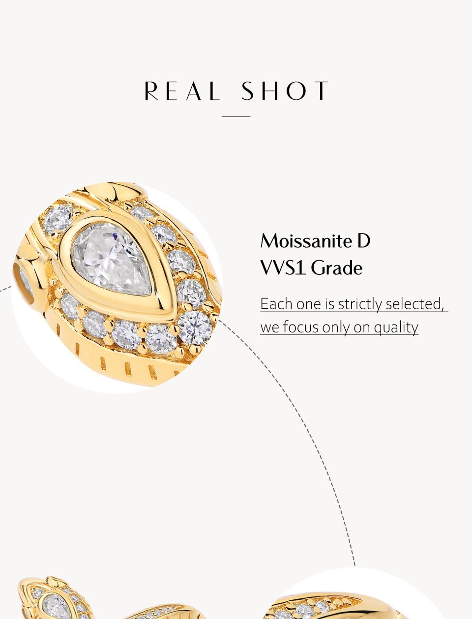 All Synthetic Moissanite Snake Ring Vintage Personality Gift Anniversary For Woman Man Wearring R102