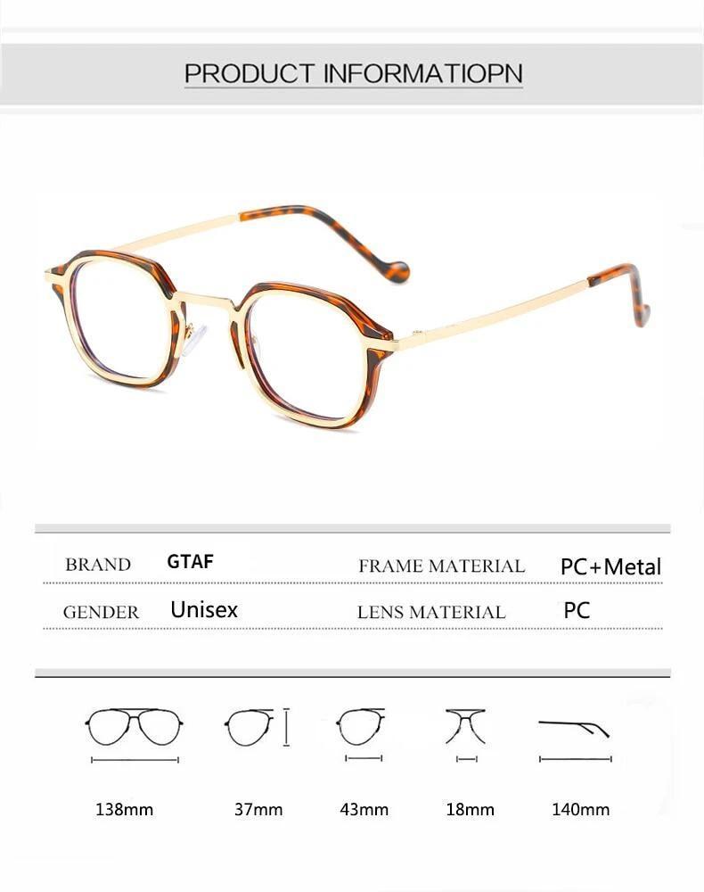 0 To -6.0 Myopia Glasses for Women Men Anti Blue Light Computer Galsses Nearsighted Eyewear Student Optical Eyeglasses