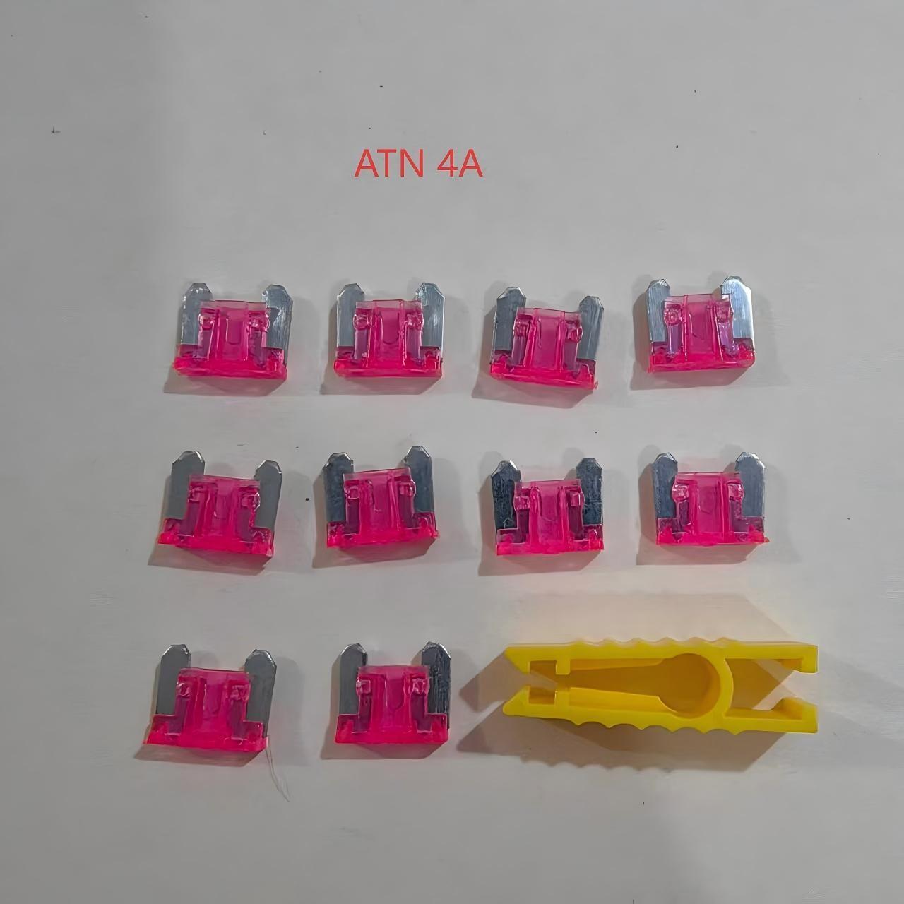 (10 Pack), ATN Micro Blade Fuse, Nickel Plated, 12 Amp Specifications Available, Suitable for Cars, Trucks, Boats, Motorcycles, SUVs