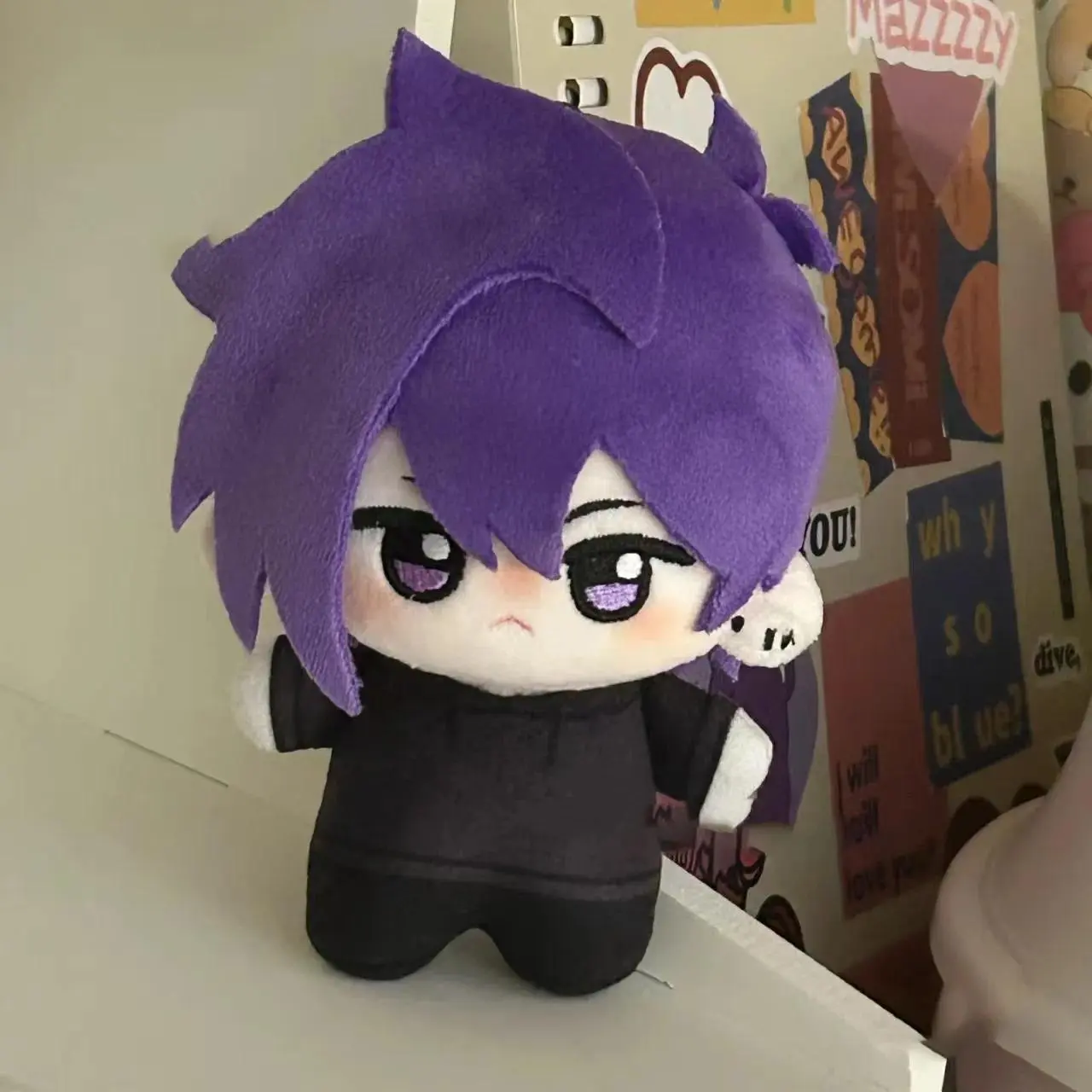 Stardew Valley Sebastian Plush Cotton Doll - 10cm Nunu Style Small Hanging Ornament​ Keychain Pendant Gift