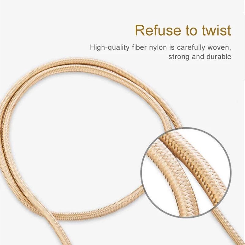 Fast Charging Cable for iPhone 4 4s iPad 2 3 iPod Smartphone Cellphone 30 Pin iOS Connector Nylon Braided Wire Metal Plug Data Transfer Sync USB Charger adapter