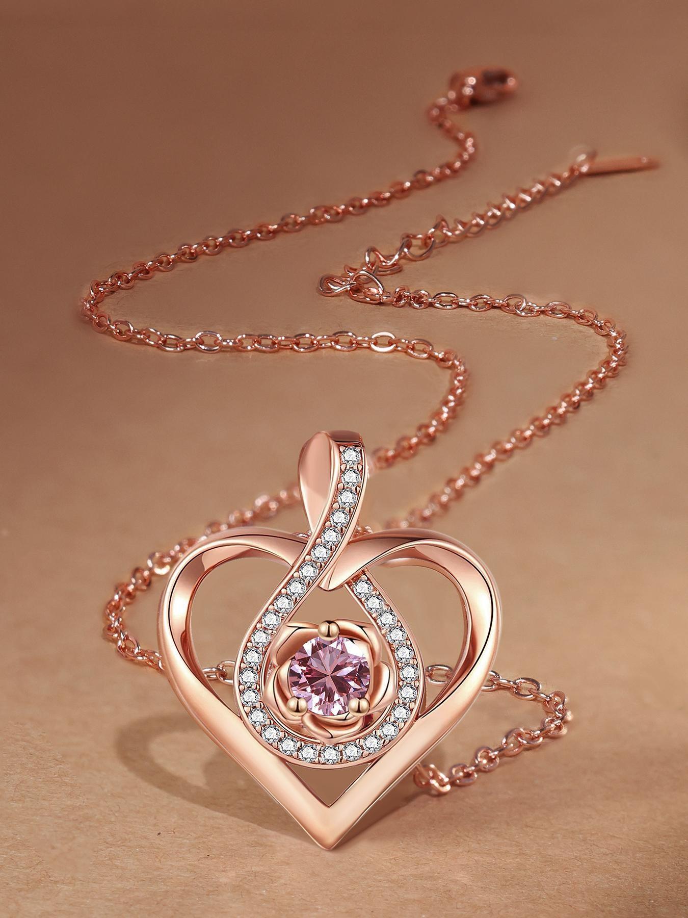 Romantic Teddy Bear with Preserved Rose and Necklace, Real Rose in Elegant Gift Box for Women, Bear Roses Gifts for Valentine's Day,Weddings,Mother's Day,Anniversary,Birthday,Christmas,