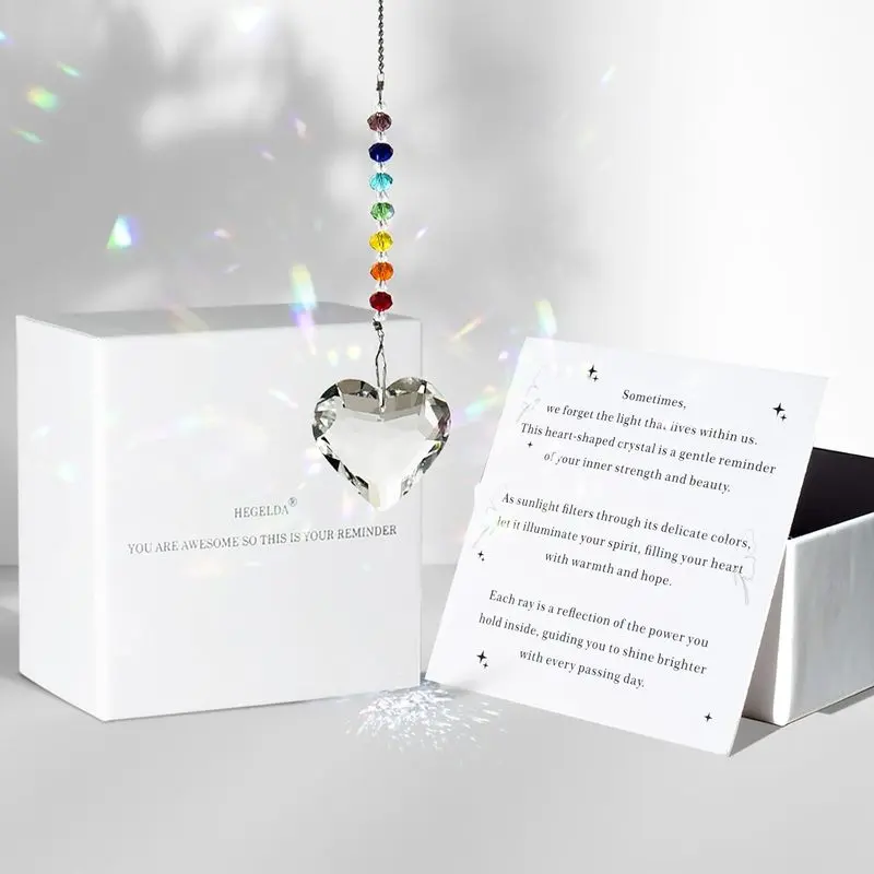 Birthday Gifts for Women Friend Crystal Suncatcher Christmas Ornament Decor |   Stocking Stuffers Gifts for Coworker Her Girlfriend Wife Mom Daughter Sister Aunt Decoration