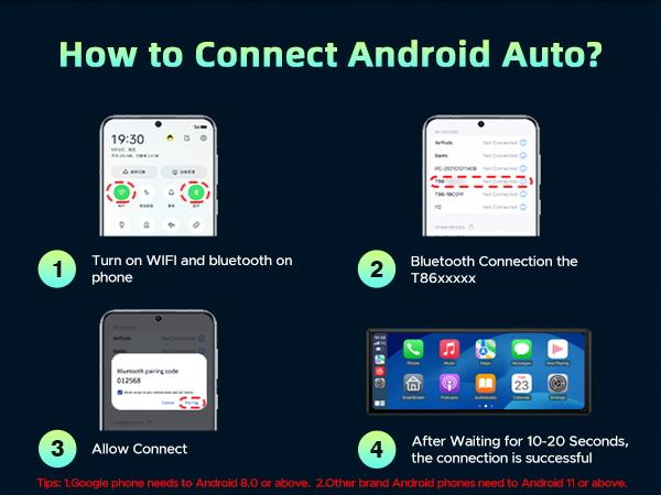 【SpringGlowUp】LAMTTO 9.26-Inch Wireless CarPlay Screen — Compatible with Apple CarPlay and Android Auto, Supports GPS Navigation, AirPlay, and Touchscreen Dashboard for In-Car Navigation and Entertainment