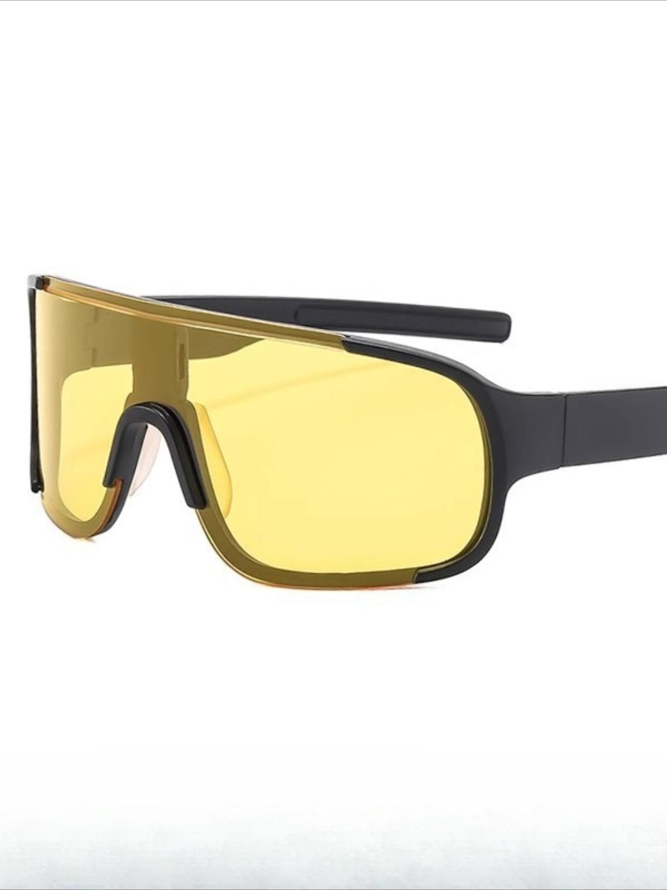 Color-changing day and night cycling glasses, oversized frame mercury sunglasses, outdoor riding, mountaineering, windproof night riding goggles