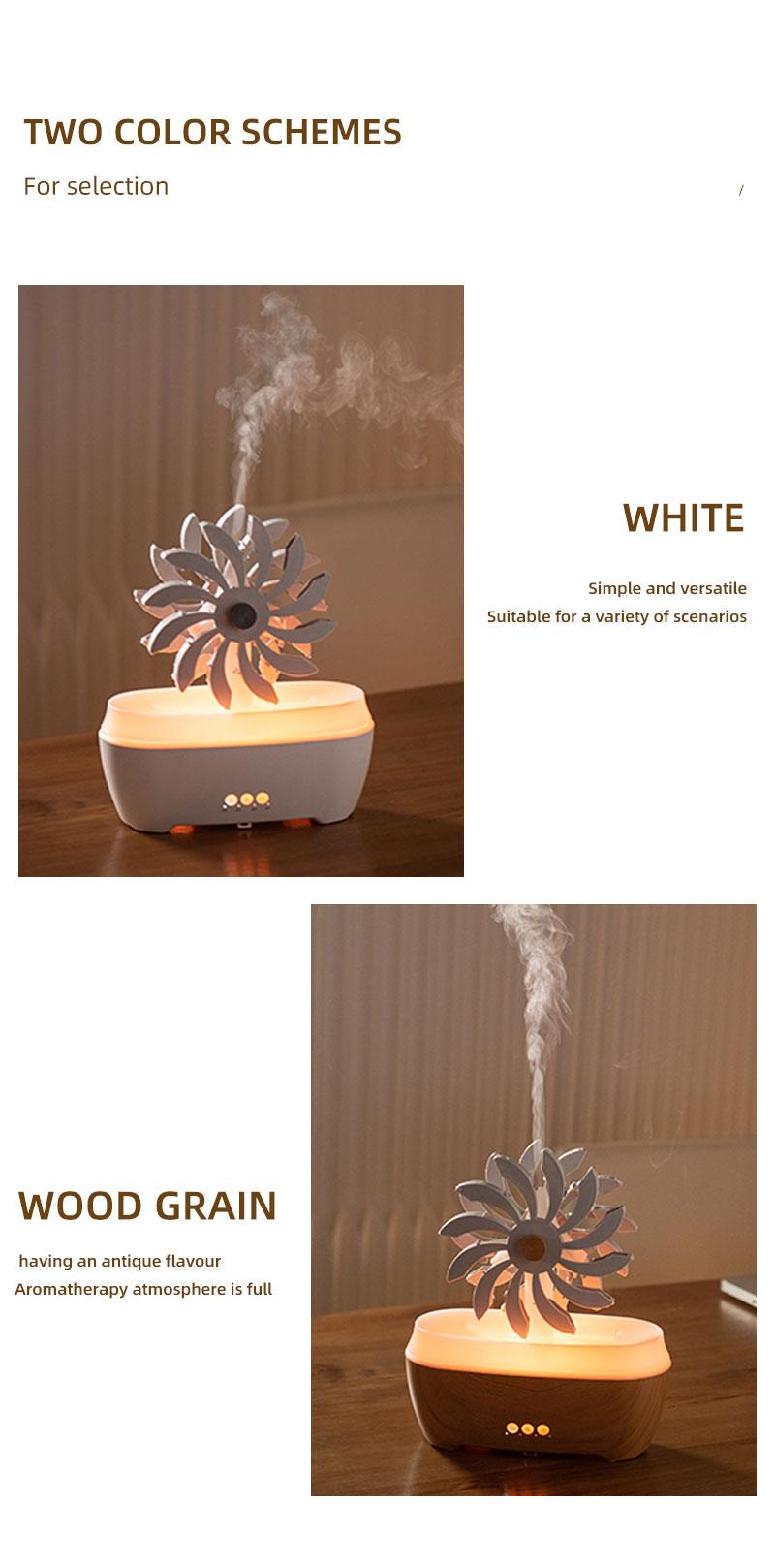 Aromatherapy Machine Desktop Essential Oil Diffuser with Remote Control, Water Drop Humidifier, Large Fog Feature, Three Speed Timing Aromatic