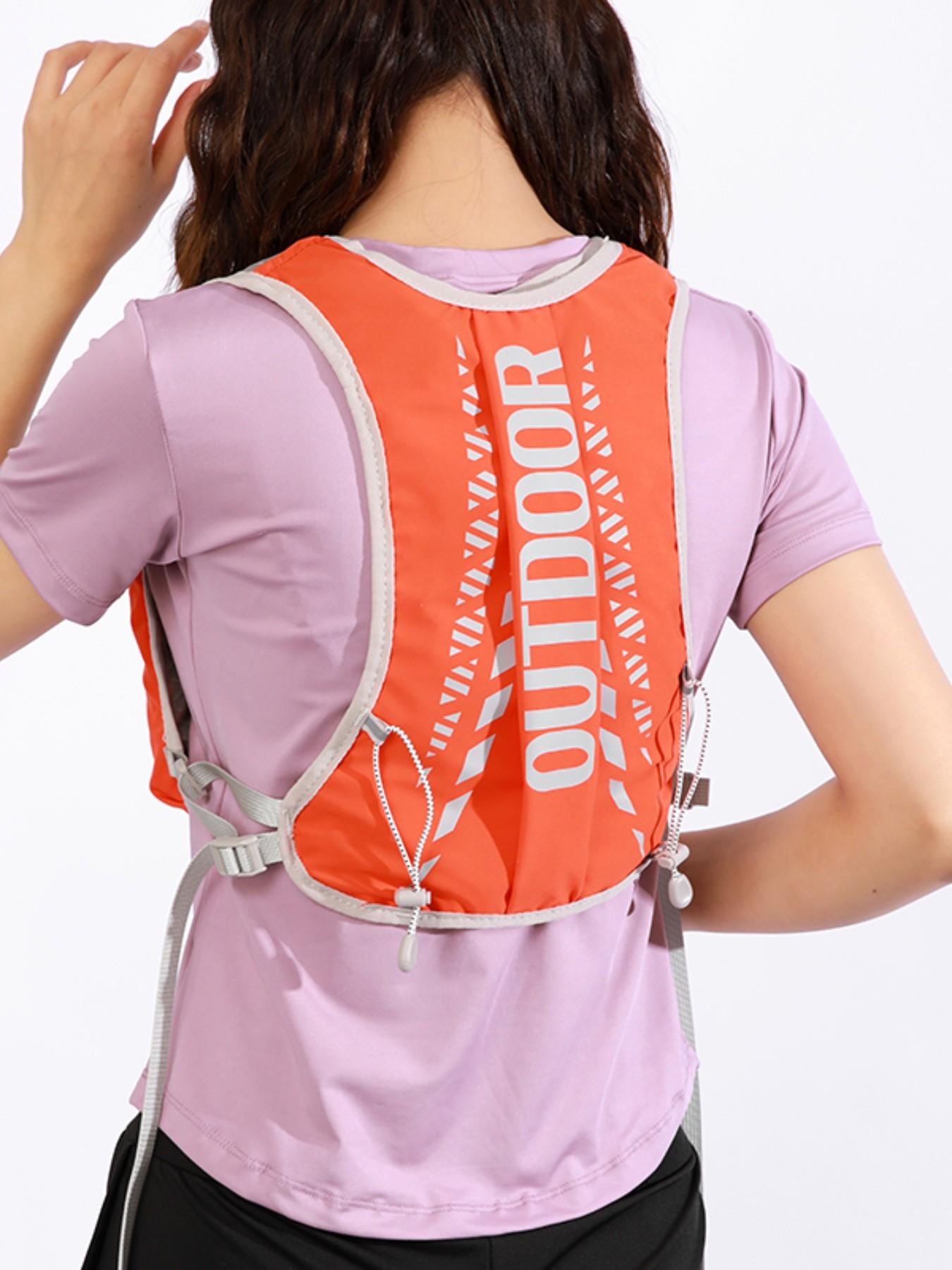 Running Hydration Bladder Backpack, Multi-Functional Skin Pack for Cycling & Fitness, Breathable Reflective Vest for Men & Women, Jogging Equipment