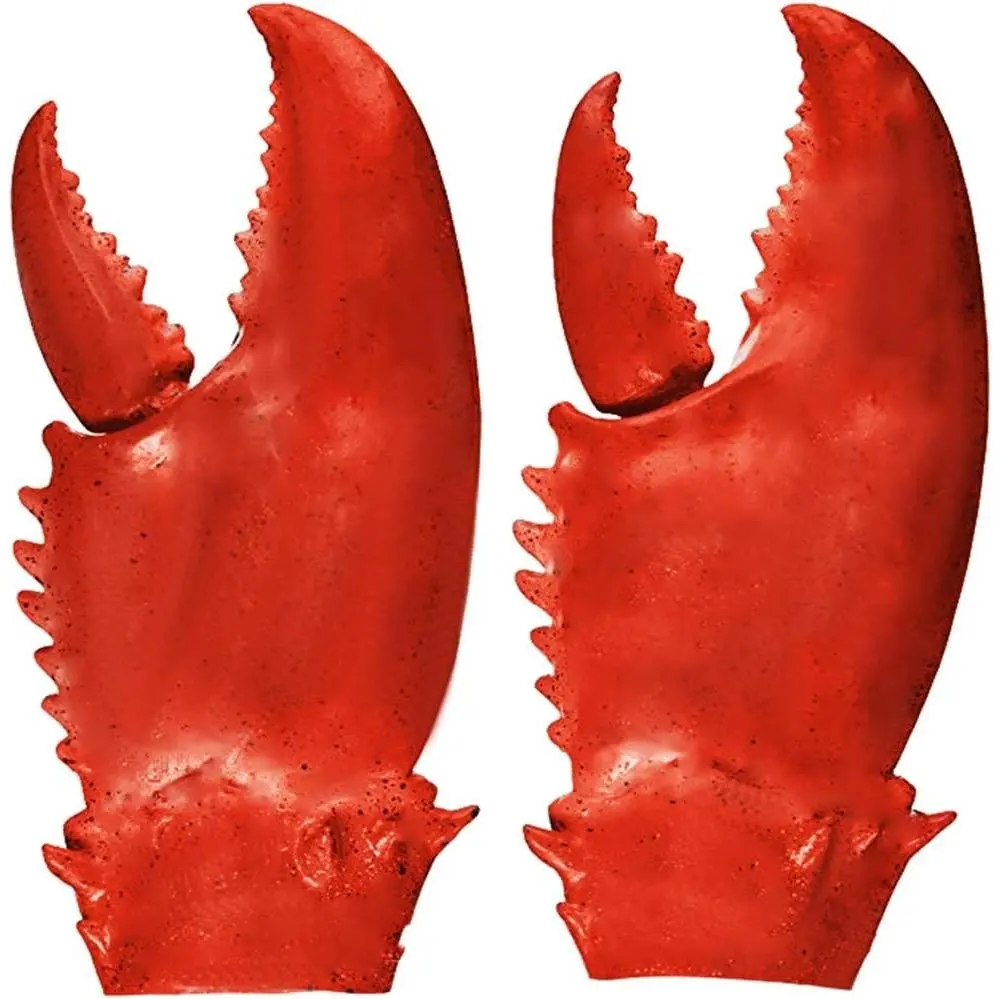 Funny Lobster Crab Claws Gloves Hands Weapon Props Halloween Toys, White Elephant Gag GiftGift